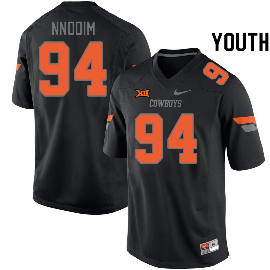 Youth #94 Armstrong Nnodim Oklahoma State Cowboys College Football Jerseys Stitched-Retro Black